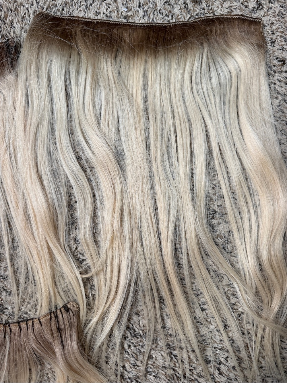Bellami Remy Sew In Blonde Hair Extensions - Picture 2 of 8